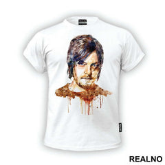 Daryl Dixon Watercolor Portrait - The Walking Dead