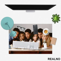 Drinking Coffee And Logo - Friends - Prijatelji - Podmetač za sto