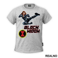 Logo - Black Widow - Avengers - Majica