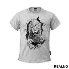 Lion Breaking Through - Životinje