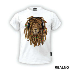 Lion With Dreads And Headphones - Životinje