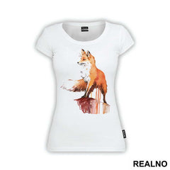 Fox Standing On A Ledge - Životinje