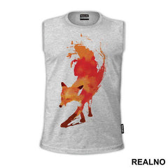Orange Fox Watercolor - Životinje