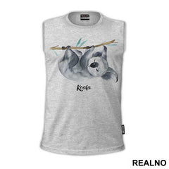 Koala Hanging On A Branch - Životinje