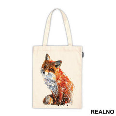 Fox Sitting Painting - Životinje