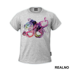Octopus Watercolor Painting - Životinje