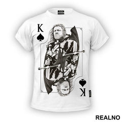 Ned Stark King Black Card - House Stark - Game Of Thrones - GOT - Majica