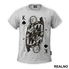 Ned Stark King Black Card - House Stark - Game Of Thrones - GOT - Majica
