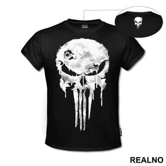 Dripping Paint Skull Logo - Punisher