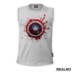 Splashing Shield - Captain America - Avengers