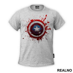 Splashing Shield - Captain America - Avengers