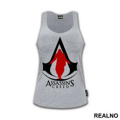 Black Logo And Red Guy - Assassin's Creed