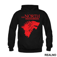 The North Remembers Red Dire Wolf - House Stark - Game Of Thrones - GOT - Majica