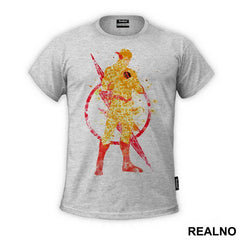 Yellow And Red Splatter - Flash