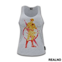 Yellow And Red Splatter - Flash