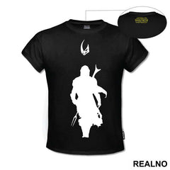 Walking Silhouette - Mandalorian - Star Wars