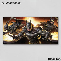 Batman In Action - Slika na platnu - Kanvas