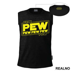 Pew Pew Pew Pew Pew Outline - Star Wars