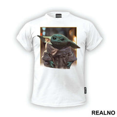 Cute Yoda Looking Up - Mandalorian - Star Wars