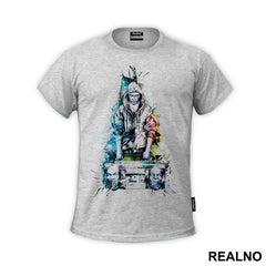Artistic DJ Music Is Joyful Life - Art - Majica
