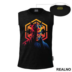 Darth Maul Colorful Portrait - Star Wars