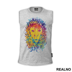Colorful Lion Splash - Art - Majica