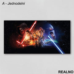 Star Wars - Caracters - Slika na platnu - Kanvas