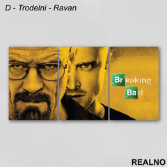 Walter White And Jesse - Team - Breaking Bad - Slika na platnu - Kanvas