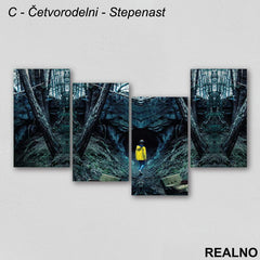 Jonas And The Cave - Dark - Slika na platnu - Kanvas