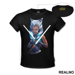 Ahsoka Tano Holding Two Lightsabers - Mandalorian - Star Wars