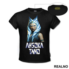 Ahsoka Text And Portrait- Mandalorian - Star Wars