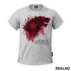 The North Remembers - Bloody Wolf Sigil - House Stark - Game Of Thrones - GOT