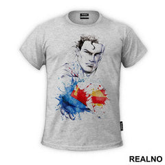 Splash Watercolor Art - Superman
