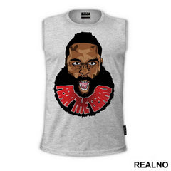 James Harden Fear The Beard Red And Black - NBA - Košarka