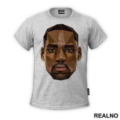 Lebron James Head Triangle Art - NBA - Košarka