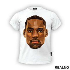 Lebron James Head Triangle Art - NBA - Košarka
