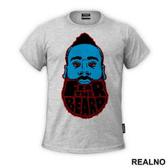 James Harden Fear The Beard Red And Blue Stencil - NBA - Košarka