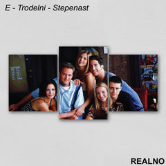 Smiling Group - Friends - Slika na platnu - Kanvas