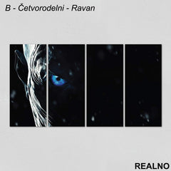 White Walker - Eye - Game Of Thrones - GOT - Slika na platnu - Kanvas
