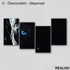 White Walker - Eye - Game Of Thrones - GOT - Slika na platnu - Kanvas