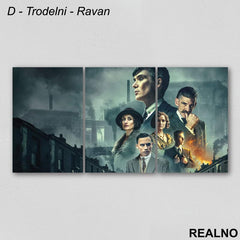 Group - Peaky Blinders - Slika na platnu - Kanvas