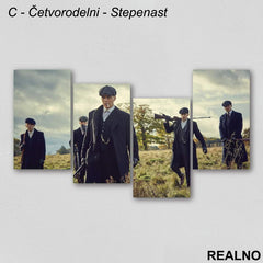 Thomas, John And Finn Shelby - Peaky Blinders - Slika na platnu - Kanvas