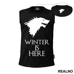 Winter Is Here - Gray Dire Wolf Sigil - House Stark - Game Of Thrones - GOT