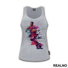 Derrick Rose Splash Artwork - NBA - Košarka