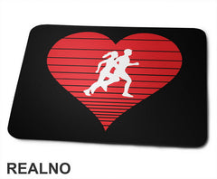 Red Heart - Trčanje - Running - Podloga za miš