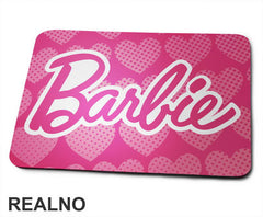 Stari Logo - Pink - Barbi - Roza Pozadina - Podloga za miš