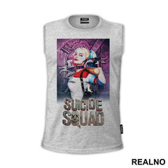 Harley Quinn And Logo - Suicide Squad