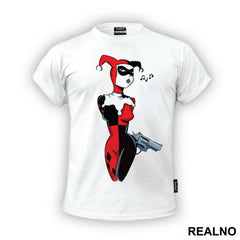 Harley Black And Red - Suicide Squad