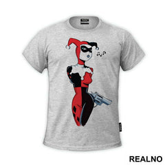 Harley Black And Red - Suicide Squad