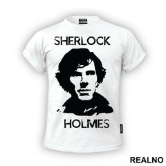 Black And White Portrait - Sherlock Holmes